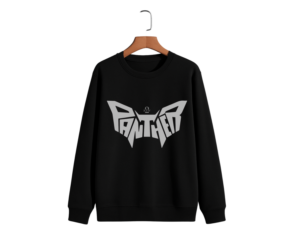 PANTHER Graphic Unisex Sweatshirt – RAW Edition