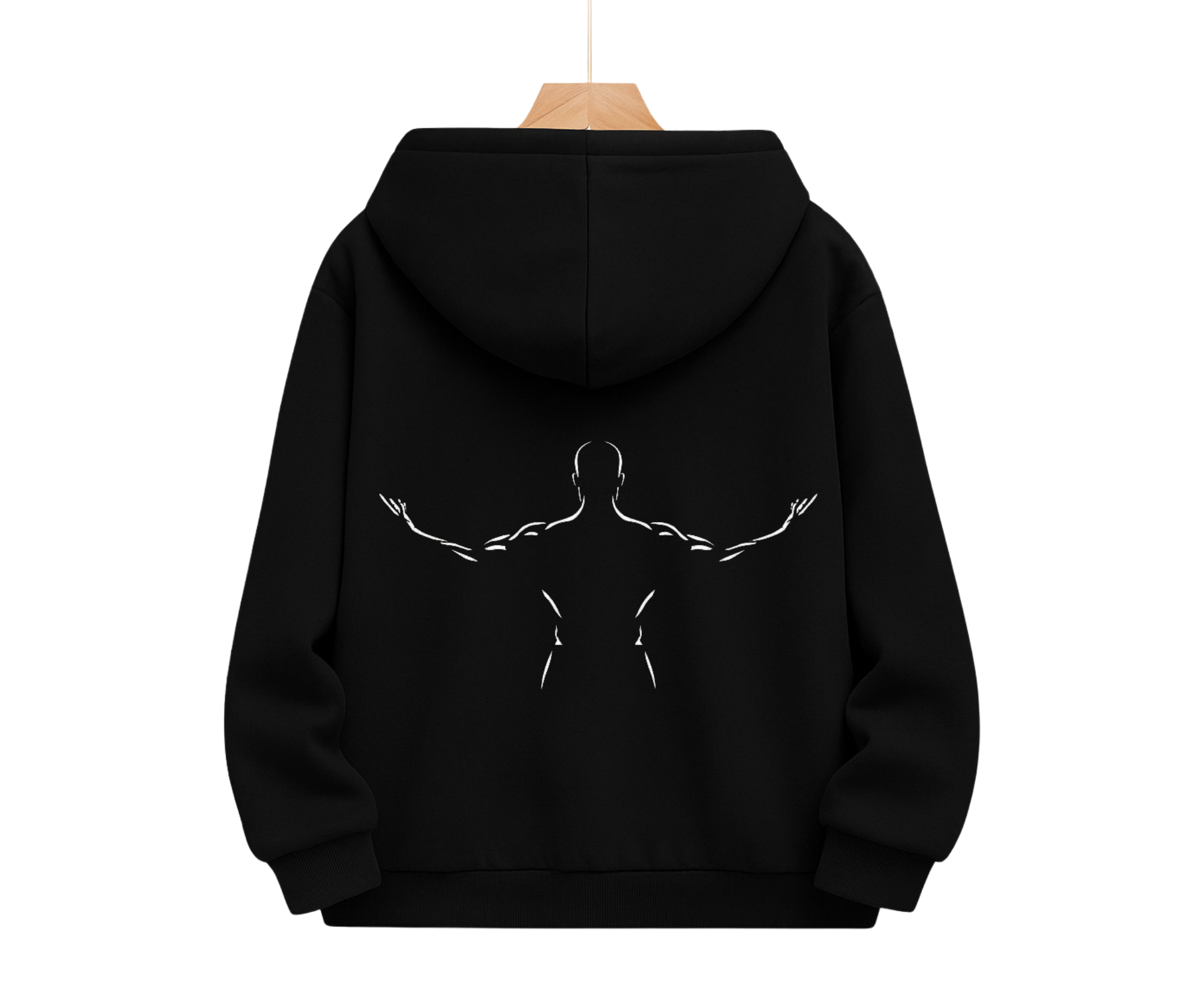 Minimalist Body Outline Unisex Hoodie