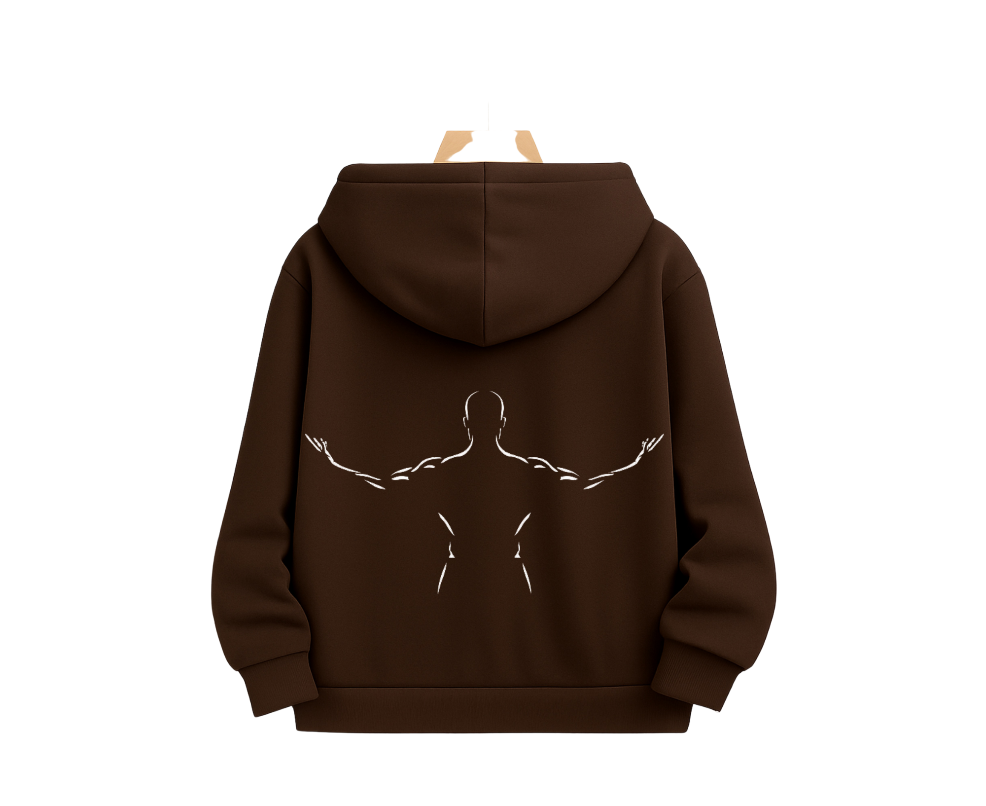 Minimalist Body Outline Unisex Hoodie