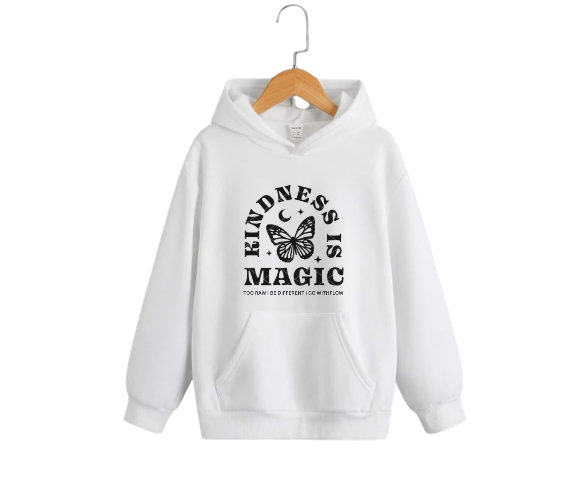 Kindness is Magic Kids' Hoodie – Butterfly Edition