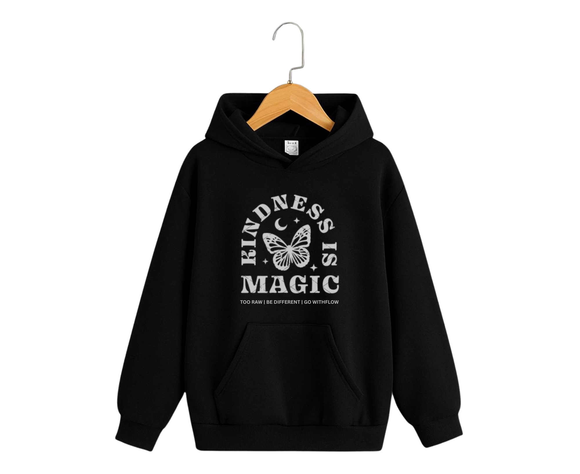 Kindness is Magic Kids' Hoodie – Butterfly Edition