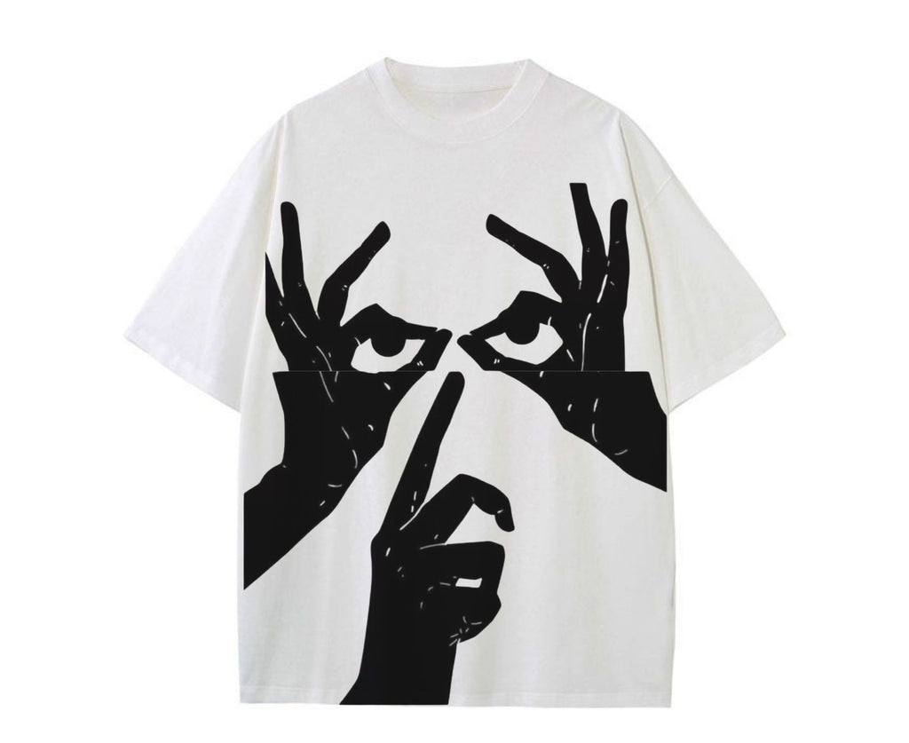 "Street Style Hand Art Graphic T-Shirt