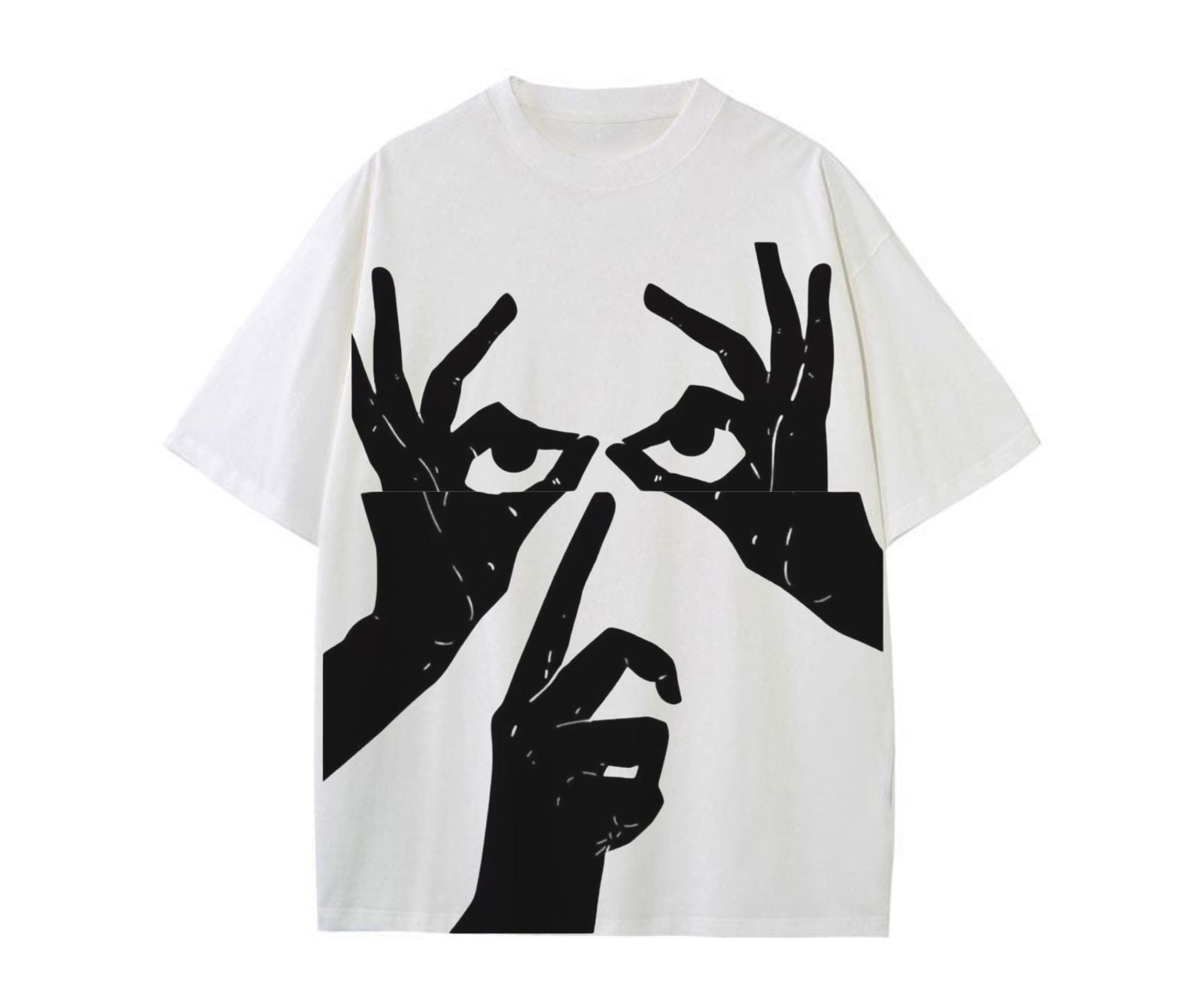 "Street Style Hand Art Graphic T-Shirt