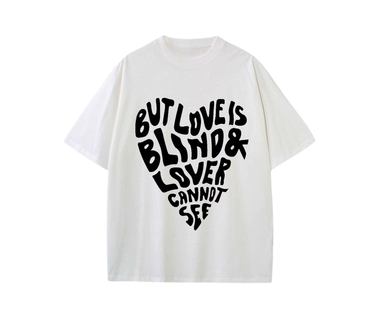 Love Is Blind Heart Graphic T-Shirt - Unisex