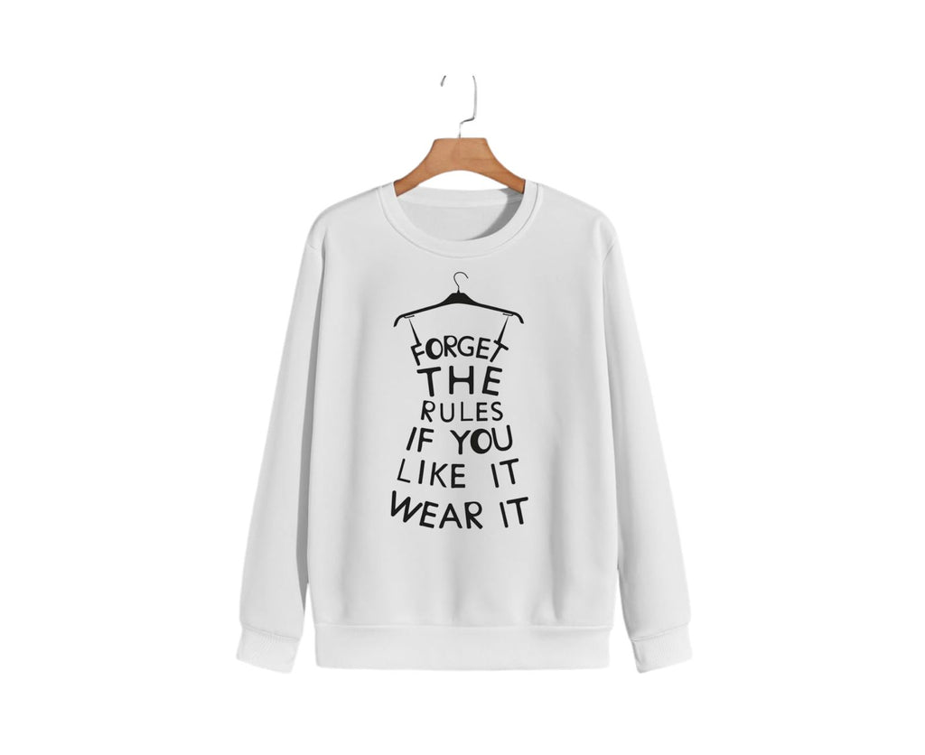 2RAW “Forget the Rules” Black Sweatshirt